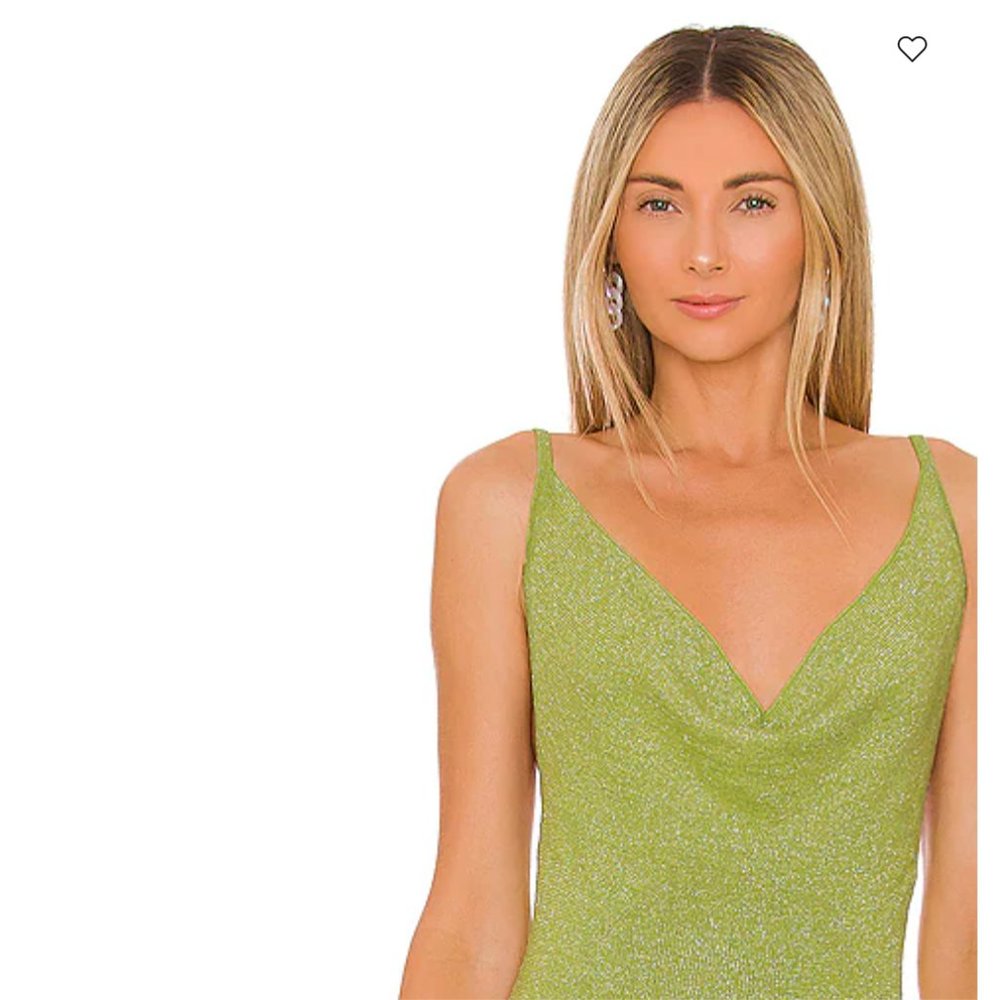 Sabrina Knit Midi Dress in Green